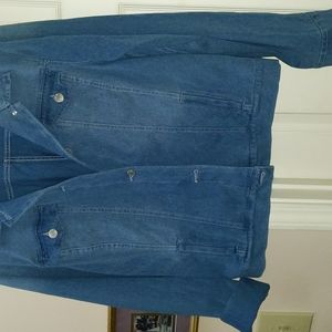 Vintage America women's xlg ombre blue Denim